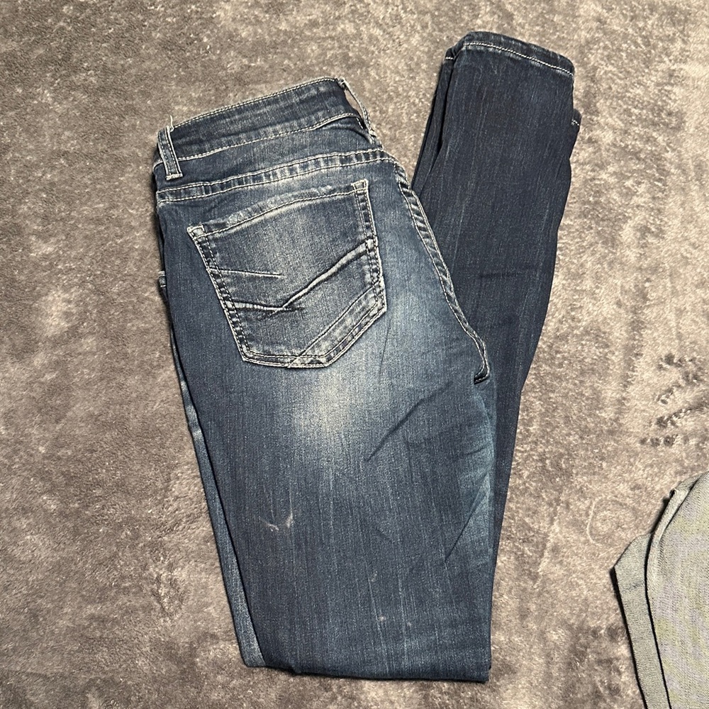 BKE Indigo Washed Slim Jeans